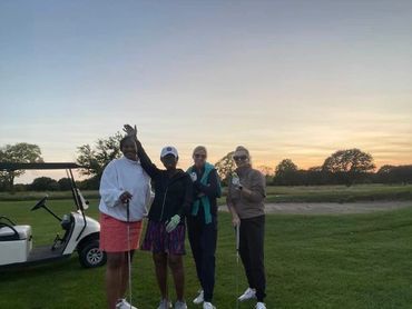 Detroit Women's Golf Collective members on the green